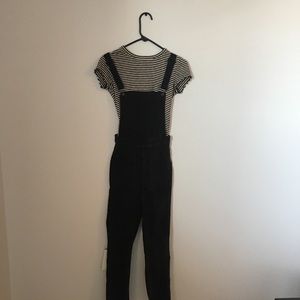 Madewell Skinny Overalls Black